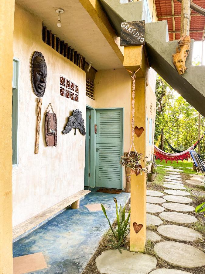 Eco Hostel Bosque Di Barro Velha Boipeba ภายนอก รูปภาพ