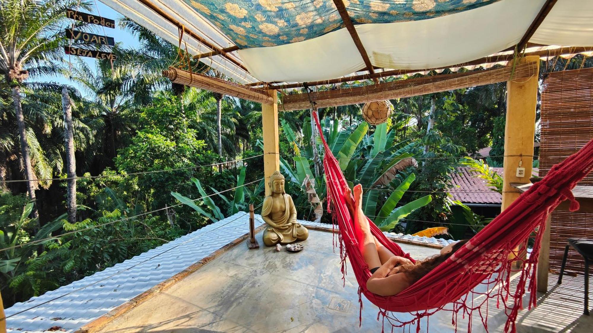 Eco Hostel Bosque Di Barro Velha Boipeba ภายนอก รูปภาพ